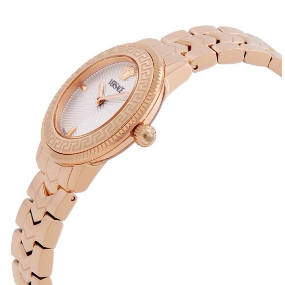 Versace V-Icon Quartz White Dial Ladies Watch VEUCA0724 New New In Box w/Papers main image 4
